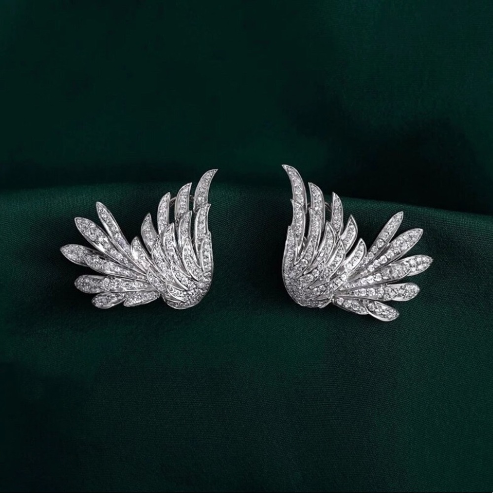 Feel Gorgeous & Elegant | Unique Wings Earrings Accessories Jewelry